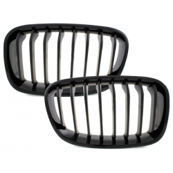 Grille BMW F20 1er 12+-Noir/Brillant