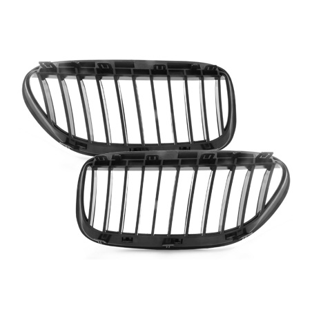 Grille BMW E63/64 6er, Coupe 05-10-Noir/Brillant