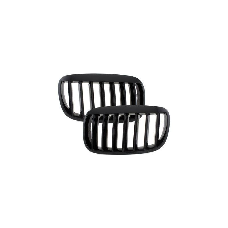Grille BMW E70 X5 07-13, E70 X6 06-13, E71 08+-Noir/Brillant