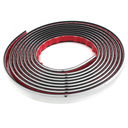 Zierleiste_chrom_Profil: 20 x 3 mm Länge: 5 m