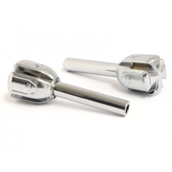 DOOR.PIN Iron Cross _ universal  Chrome (2Stk.)