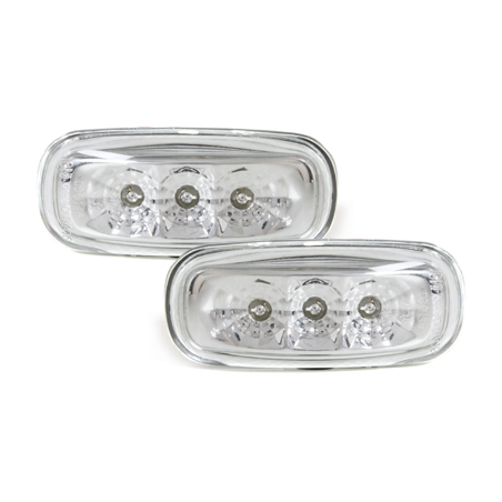 Clignotants LED transparent (x2) Audi A3 01-04/A4 99+/A6 98-01