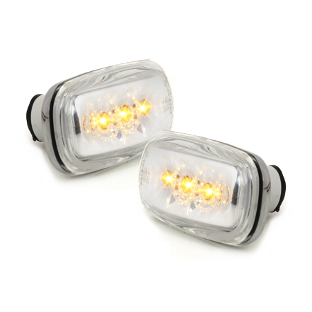 Clignotants LED transparent (x2) Audi A3 01-04/A4 99+/A6 98-01