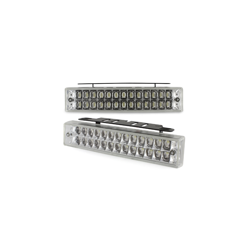 Feux de jour avec 26 LED LxHxT 140x30x40mm (2 pièces)