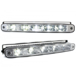 Feux de jour avec 5 hipower LED LxHxT 220x26x48mm (2 pièces)