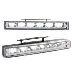 Feux de jour avec 6 hipower LED 220x29x43(max)30(min)