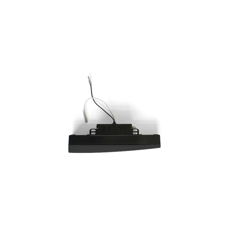 Feux de jour avec 6 hipower LED 220x29x43(max)30(min) Noir