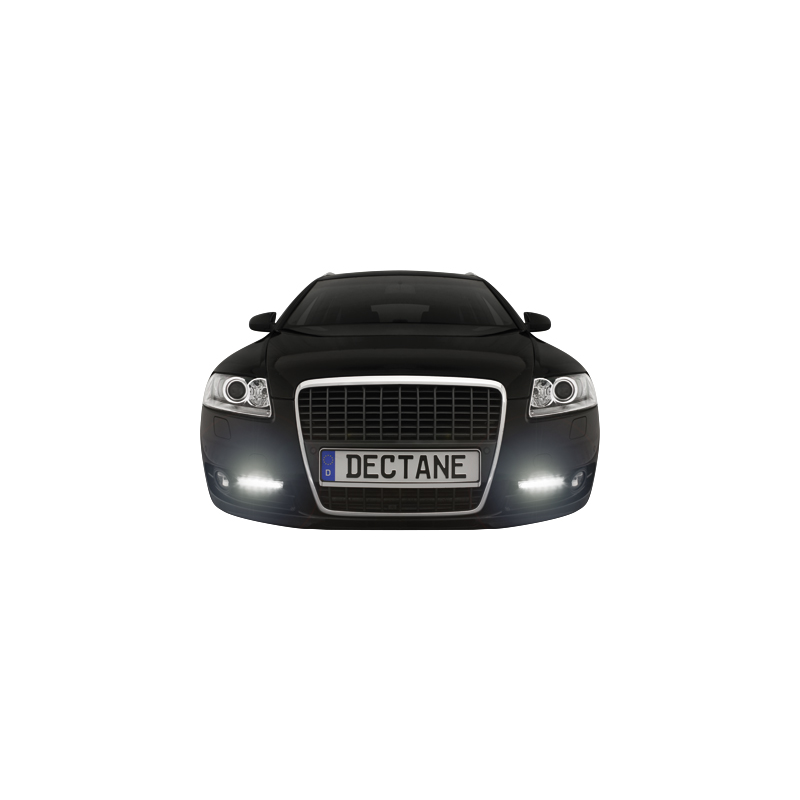 Feux de jour avec 6 hipower LED 220x29x28