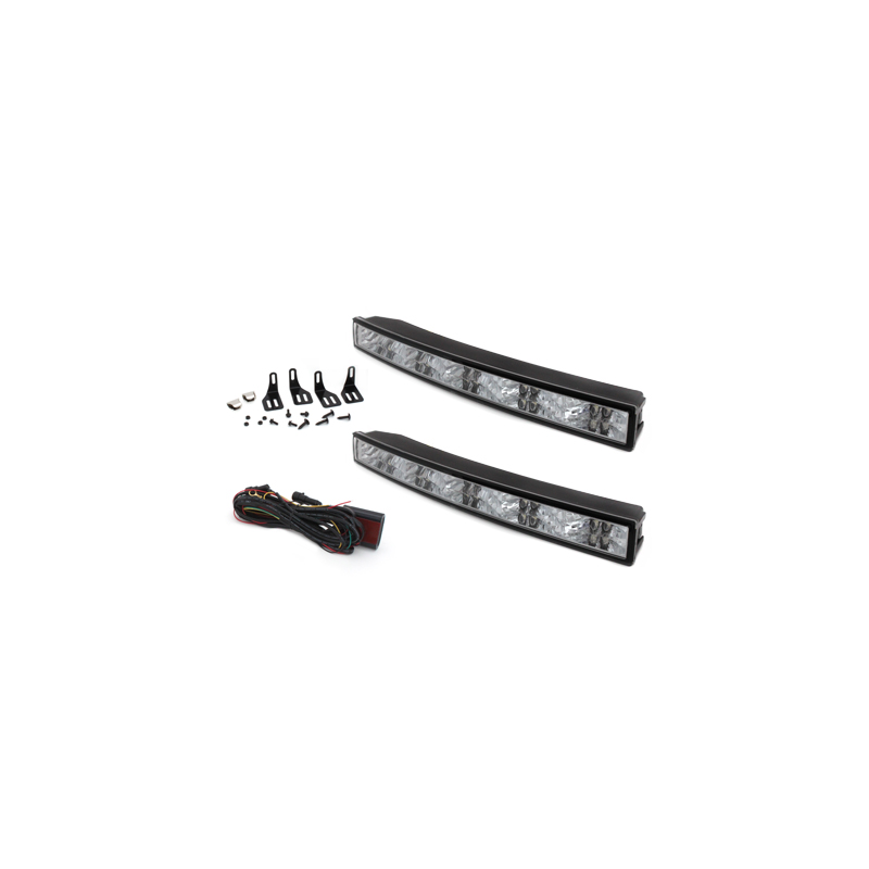 Feux de jour LITEC 20 hipower LED LxHxT 310x30x40 mm (2 pièces)