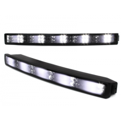 Feux de jour LITEC 20 hipower LED LxHxT 310x30x40 mm (2 pièces)  Noir