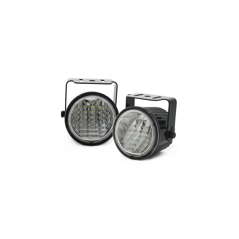 Feux de jour avec 1 hipower LED 70 mm rond