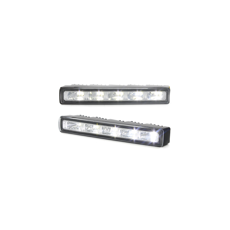 Feux de jour avec 5 hipower LED LxHxT 160x25x35mm-Chrome