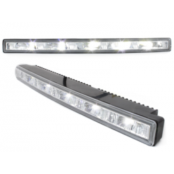Feux de jour avec 5 hipower LED LxHxT 280x25x48mm-Chrome
