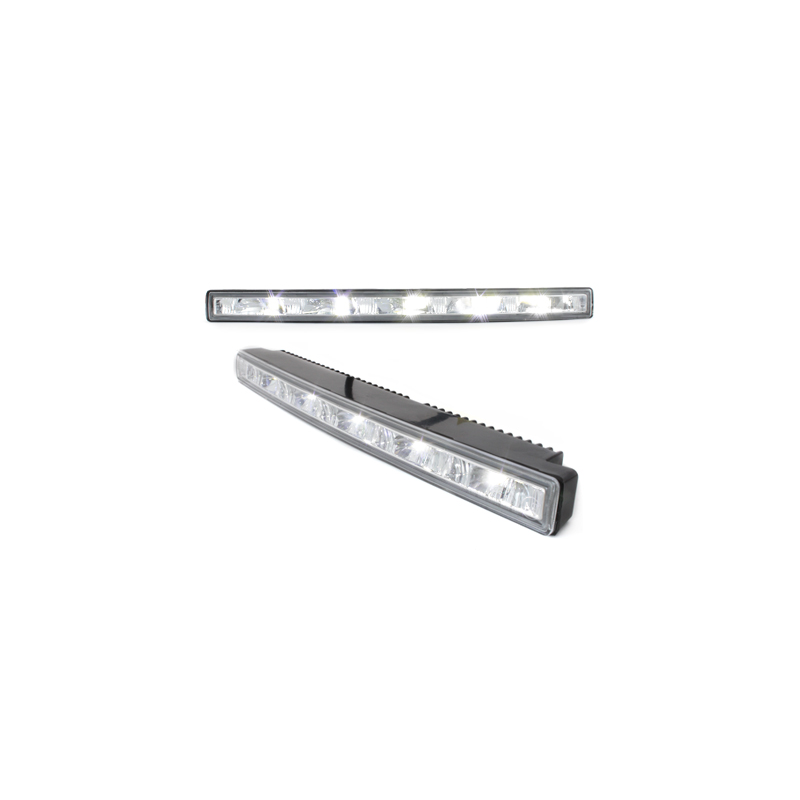 Feux de jour avec 5 hipower LED LxHxT 280x25x48mm-Chrome