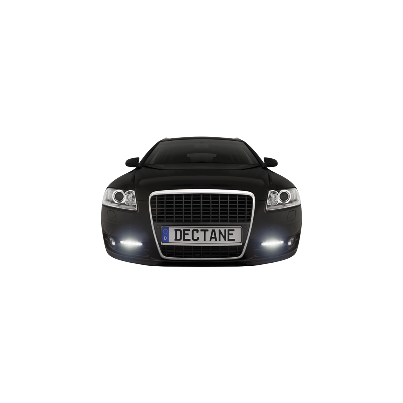 Feux de jour avec 5 hipower LED LxHxT 280x25x48mm-Chrome