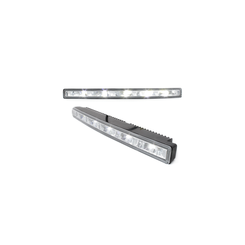 Feux de jour avec 5 hipower LED LxHxT 280x25x48mm-Chrome