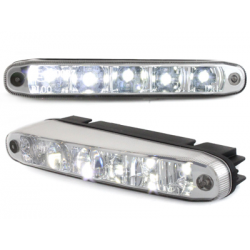 Feux de jour avec 5 hipower LED LxHxT 160x24x54mm (2 pièces)
