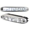 Feux de jour avec 5 hipower LED LxHxT 160x24x54mm (2 pièces) Feux de jour avec 5 hipower LED LxHxT 160x24x54mm (2 pièces)