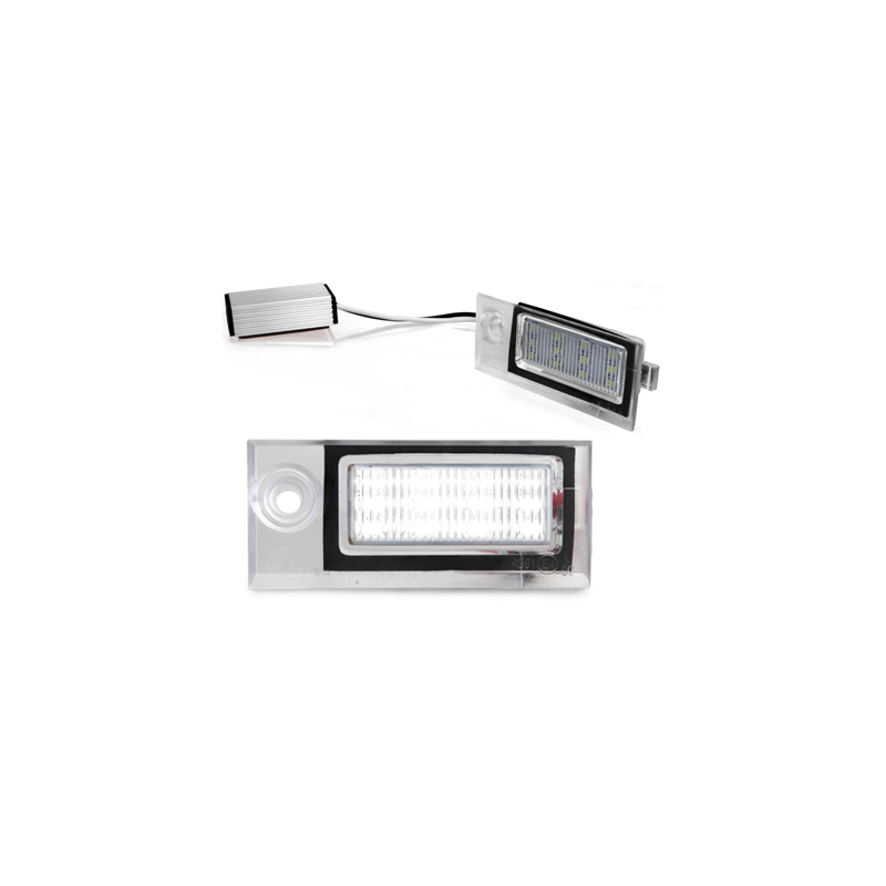 Bloc Led pour plaque d'immatriculation (x2) Audi A6 4B Berline 97 - 04