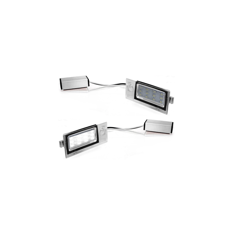 Bloc Led pour plaque d'immatriculation (x2) Audi A6 4B Berline 97 - 04