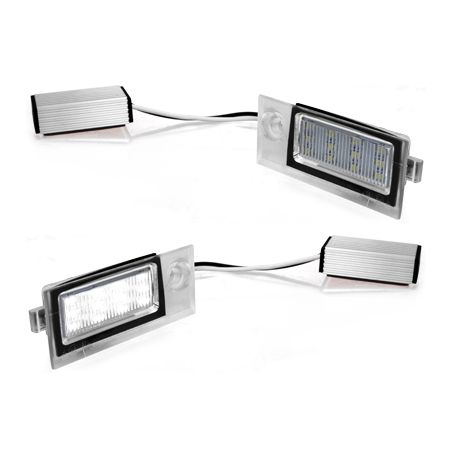 Bloc Led pour plaque d'immatriculation (x2) Audi A6 4B Berline 97 - 04