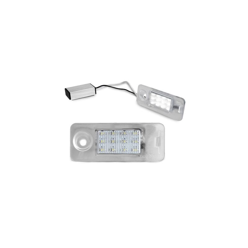 Bloc Led pour plaque d'immatriculation (x2) Audi A6 4B Avant 97 - 04