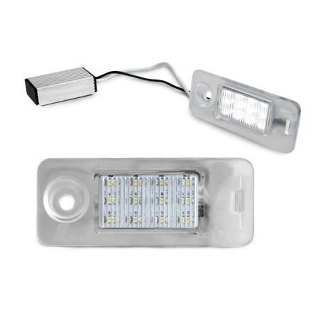 Bloc Led pour plaque d'immatriculation (x2) Audi A6 4B Avant 97 - 04