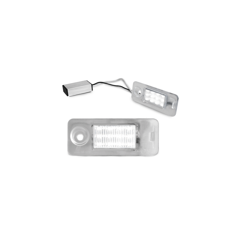 Bloc Led pour plaque d'immatriculation (x2) Audi A6 4B Avant 97 - 04