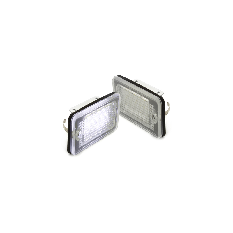 Bloc Led pour plaque d'immatriculation (x2) Audi A3, A4, A6, A8, Q7