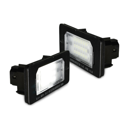 LED plaque d'immatriculation BMW E39, E60, E70, E90, uva.