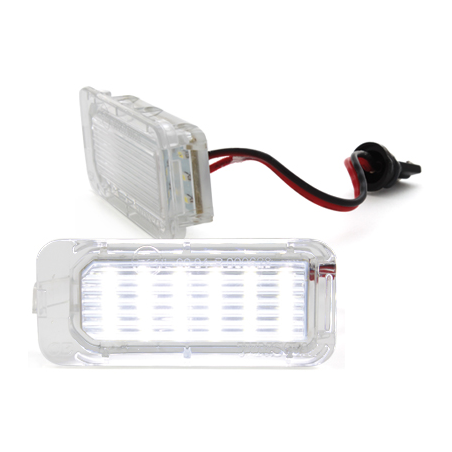 LED plaque d'immatriculation Ford Focus III 09+, Mondeo 08+, Fiesta MK7 09+