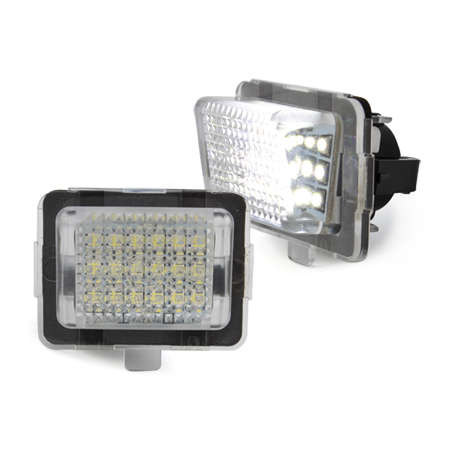 LED plaque d'immatriculation Mercedes-Benz W204, W212, W221