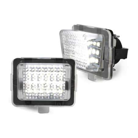 LED plaque d'immatriculation Mercedes-Benz W204, W212, W221