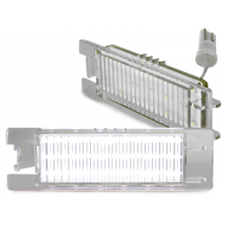 LED plaque d'immatriculation OPEL Zafira B, Astra H, Corsa Droit  Insignia