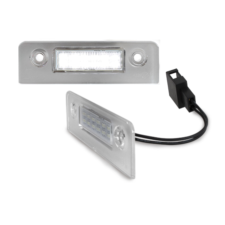 Bloc Led pour plaque d'immatriculation (x2) Skoda 1Z