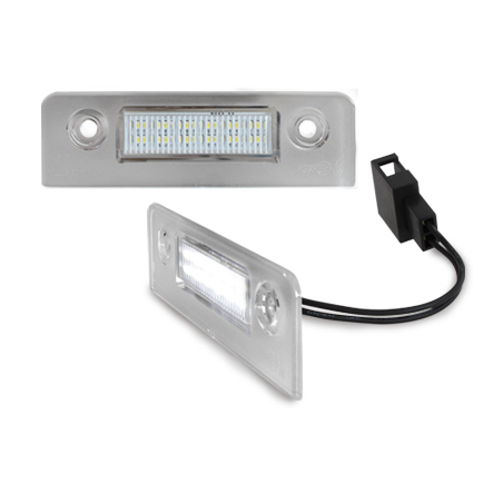 Bloc Led pour plaque d'immatriculation (x2) Skoda 1Z