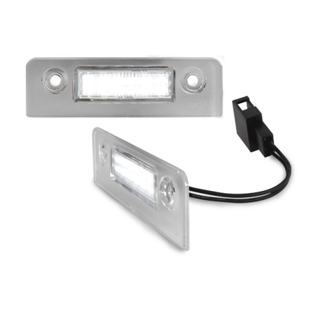 Bloc Led pour plaque d'immatriculation (x2) Skoda 1Z