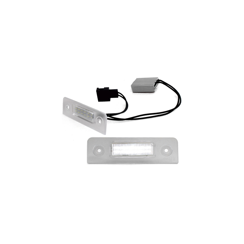 Bloc Led pour plaque d'immatriculation (x2) Skoda 1Z Facelift