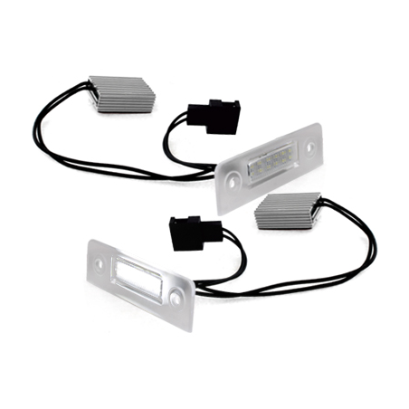 Bloc Led pour plaque d'immatriculation (x2) Skoda 1Z Facelift