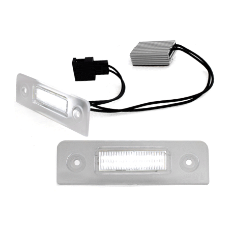 Bloc Led pour plaque d'immatriculation (x2) Skoda 1Z Facelift