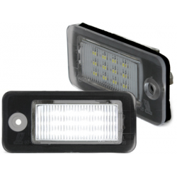 Bloc Led pour plaque d'immatriculation (x2) A3 8P, A4 B6, A4 B7 , A6, A8