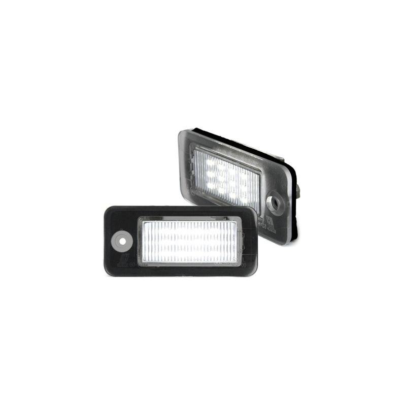 Bloc Led pour plaque d'immatriculation (x2) A3 8P, A4 B6, A4 B7 , A6, A8