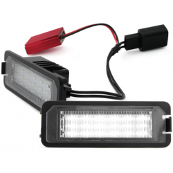 LED plaque d'immatriculation VW Golf V, VI, VII Polo Scirocco - Skoda