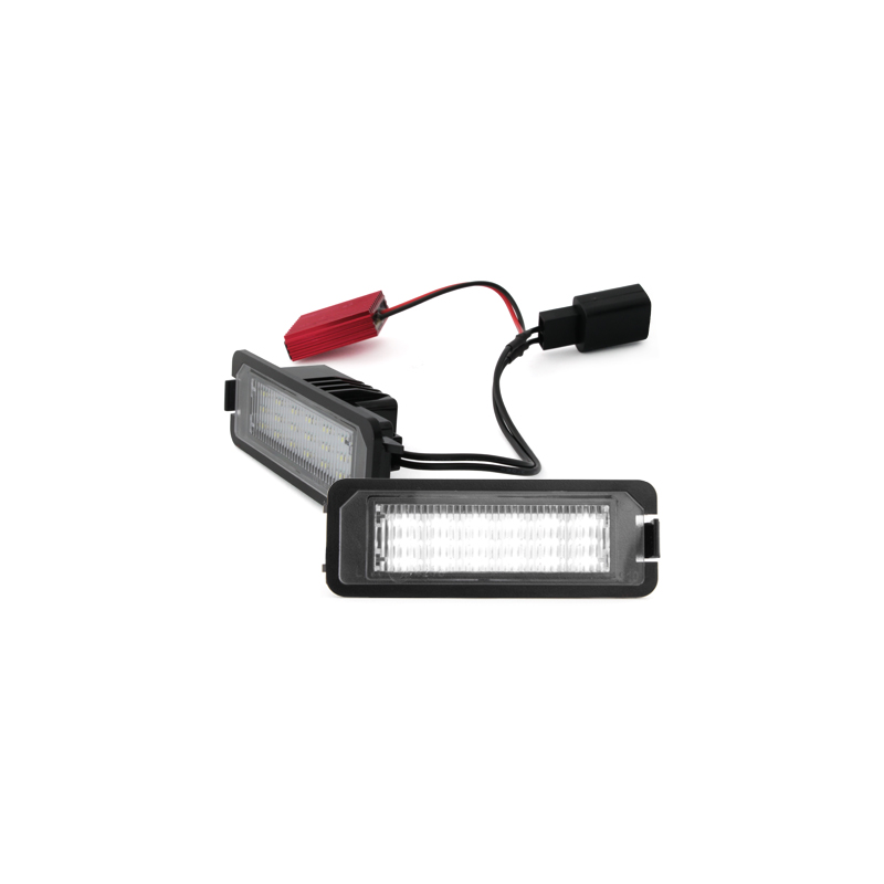 LED plaque d'immatriculation VW Golf V, VI, VII Polo Scirocco - Skoda