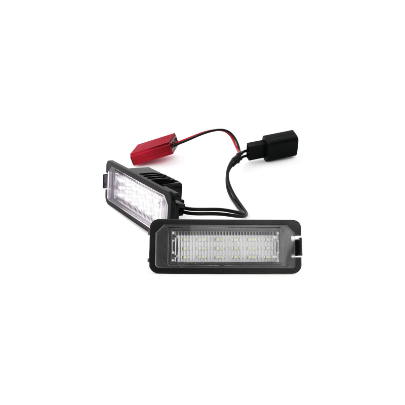 LED plaque d'immatriculation VW Golf V, VI, VII Polo Scirocco - Skoda