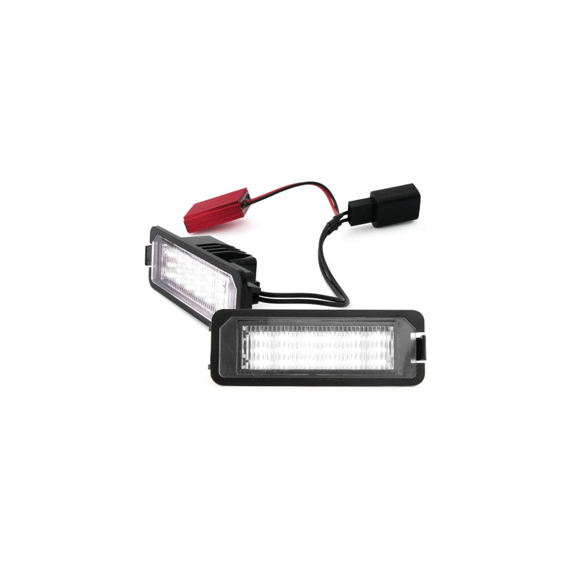 LED plaque d'immatriculation VW Golf V, VI, VII Polo Scirocco - Skoda