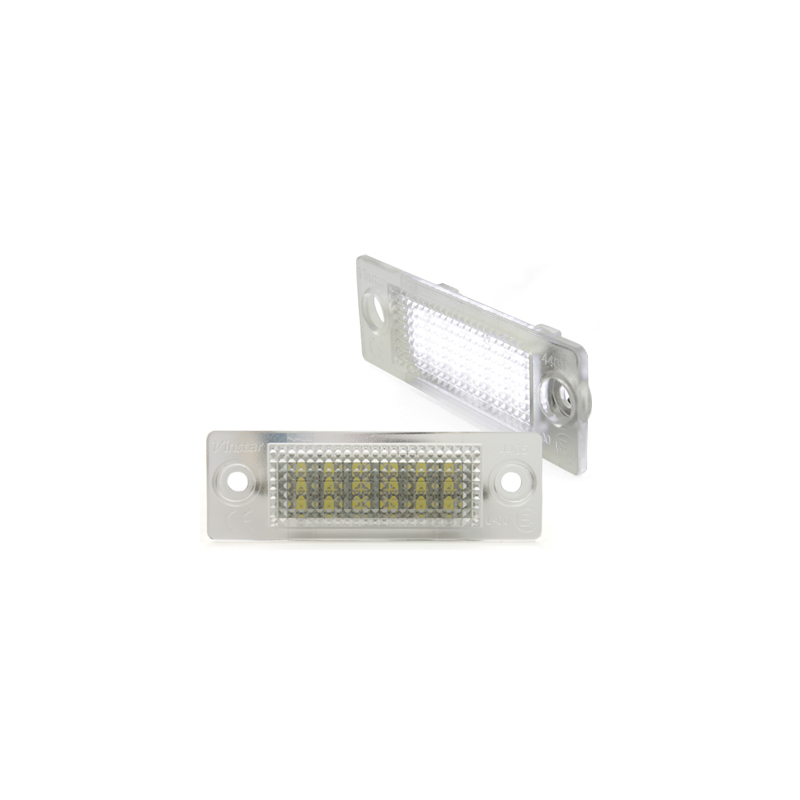 LED plaque d'immatriculation VW Caddy 04-10, Golf Plus 05+, Jetta 08+,