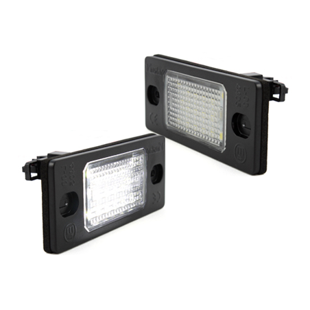 Bloc Led pour plaque d'immatriculation (x2) Porsche Cayenne, VW Touareg, Tiguan, Golf V Variant