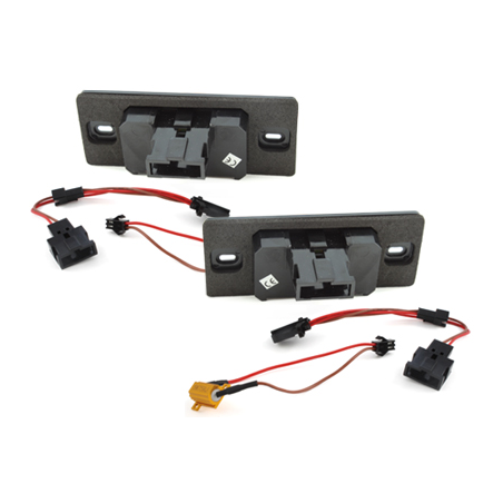 Bloc Led pour plaque d'immatriculation (x2) Porsche Cayenne, VW Touareg, Tiguan, Golf V Variant