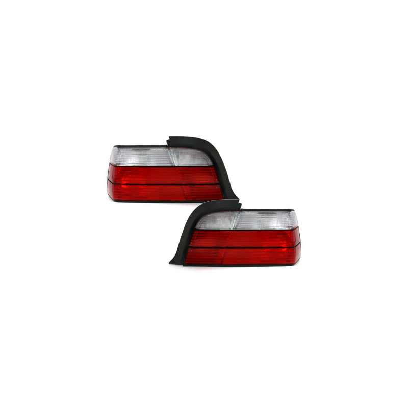 Feux arrière BMW E36 Coupé+Cabrio-Rouge/blanc